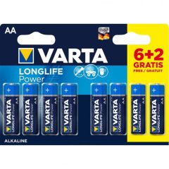 Varta Alkaline Battery AA 1.5 V High Energy 8