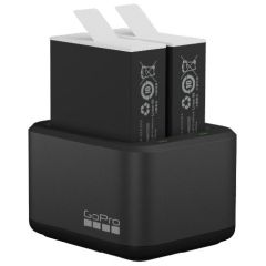 GoPro Dual Battery Charger + 2x Enduro Battery voor HERO9/10/11/12 (BLACK)