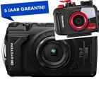 OM SYSTEM Tough TG-7 zwart + PT-059 onderwaterhuis