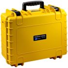 B&W Outdoor Case Type 5000 - Geel met Vakverdeler 