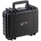 B&W Outdoor Case Type 1000 - Zwart met Vakverdeler