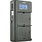 Jupio USB Dedicated Duo Charger LCD for Sony NP-FW50