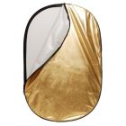 Linkstar Reflectiescherm 2 in 1 R-100150GS Goud/Zilver 100x150 cm