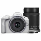 Canon EOS R50 Wit + RF-S 18-45 IS STM + RF-S 55-210mm f/5-7.1 IS STM